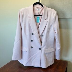 Maurices Light Pink Double-Breasted Blazer NWT